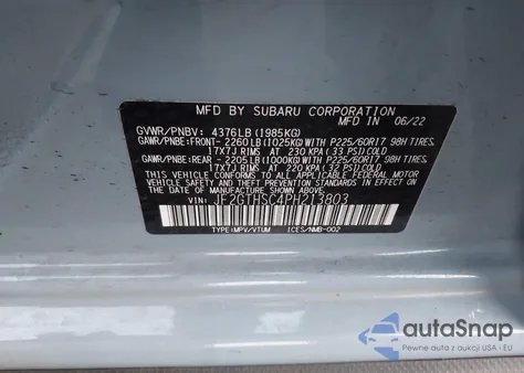 2023 Subaru Crosstrek Sport из США, поврежденный, VIN JF2GTHSC4PH213803